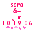 Pixelated pink text and symbols on white background with two variations showing different heart patterns below the date.