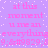 Pixelated text repeats across a purple background with scattered white dots, forming a wordwall of phrases and symbols.