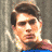 A 4-frame contact sheet of a Superman-themed animated buddy icon showing different character expressions and the Superman logo.