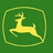 Yellow deer silhouette inside a rounded square frame on solid green background.
