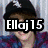 Six- of pixelated images showing a person with brown hair in various poses and clothing, overlaid with text labels