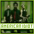 Static pixelated image of three figures in dark clothing against a green background with
