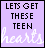 Animated contact sheet of 25 sampled frames showing text variations on a purple background with white cursive 'hearts' and black pixelated text changes.
