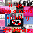 pixelated icons with red text overlay reading 'if you could have anything for christmas, <3' and heart symbols on black backgrounds