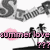 Animated sequence of four showing palm trees, pink lips, and text variations including 'summer love ???', 'me?', 'no way! cuz m', and 'SINGLE FOR SUMMER!!!'