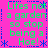 A bright pink background displays repeated green text reading "Lifes not a garden so stop being a Hoe!" with blue asterisks and dotted lines forming a pattern