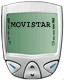 Four sequential views of a silver handheld device with green screen displaying text and symbols, showing animation changes across frames.