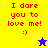 A four- of pixelated text and symbols on colored backgrounds with a single star changing color between