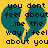 Yellow background with two teal speech bubbles containing black pixelated text reading "you dont feel about me the way i feel about you".
