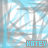 repeated blue and gray abstract line patterns with the text 'KATEY' in light blue on a white background
