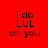 Four square display identical text on different solid backgrounds: red, brown, green, and dark brown