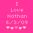 Pixelated pink text on bright pink background with heart symbols, showing two states of animation where the central heart changes color.