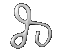 A silver, three-looped abstract symbol with smooth curves and metallic sheen appears in four showing progressive reduction in size