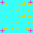 Pixelated yellow text and pink stars on cyan background with repeated phrases and partial 'LOVE U JAR' segments.