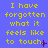 Yellow text on blue background reads "I have forgotten what it feels like to touch." with purple symbols at the end of each line.