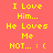 Yellow pixelated text on coral background with alternating light blue highlights across multiple lines of romantic and sad phrases.
