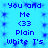 Blue background with repeating star-like patterns and blue text reading 'You and Me <33 Plain White I's' in two identical vertical