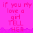 A static image with bright pink background displaying repeated text "if you my love a girl TELL HER" in red and pink pixelated font, with a purple wave-like border at the bottom.