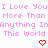Pixelated pink text on white background with two red heart symbols at bottom, arranged in a contact sheet layout showing two identical frames side-by-side.