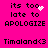 Pixelated text and symbols on a bright pink background with animated white sparkles appearing near 'its too late to APOLOGIZE' and 'Timaland<3'.