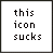 A static pixel art image with black text on a white background, framed by thin gray and dark borders.