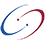 A static pixelated image shows two curved lines—one blue, one red—forming partial loops with small square endpoints on a light gray background.