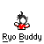 Pixel art character in red outfit with white accents, black hair tied up, performing martial arts pose under 'Tao Chi!' text on gray background.