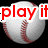 Four baseballs arranged in a with red text overlays reading play it, love it, live it, and BASEBALL!! on black background