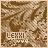 A 4-frame animated contact sheet showing a pixelated brown and beige pattern with the text "LEXXI" and three dots in each frame, arranged in a 2x2 grid.