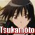 Two side-by-side anime-style character portraits with dark hair and red eyes, each labeled with a name in bold red text below.