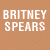 A 3x2 contact sheet of six animated frames showing Britney Spears with a beige hat and text overlay, arranged in two rows on a brown background.