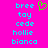 A bright pink background displays two identical of cyan text with a green pixelated heart icon above the left