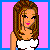 Pixel art contact sheet showing a 3x2 grid of animated frames featuring a female character in sportswear with text "Sport Girl" on pink backgrounds.