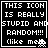 Four identical black-and-white pixelated display text and a small character graphic