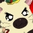 A 48x48 pixel buddy icon featuring a cartoon hamster character with large eyes and a dark nose on the left, paired with text reading "Anime IM" and "COM" on a black background to the right.