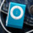 A static pixelated icon with a blue rectangular background and white circular rings forming a target-like pattern at center.
