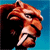 A pixelated tiger head with orange-brown fur, black stripes, and white accents on a blue background, showing sequential facial expressions.