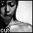 Black-and-white of nine showing a person's upper body with changing text overlays reading cut, open, for, all, to, see