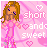 Pixel art animation of a cartoon girl in pink with hearts and text "short and sweet" on a pink background, displayed as a 2x2 contact sheet with three visible frames.