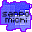 nine pixelated portraits with purple borders, one blue banner reading 'SARO Michi' in top-left corner