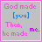 25 pixelated text with pink borders, gray backgrounds, and multicolored text showing sequential phrases about creation and whispering