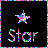 identical black square each displaying a star symbol above the word 'Star' in stylized text with color variations