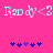 Pixelated text 'Ready<3' in light blue on bright pink background with two of small purple and dark blue puzzle-piece icons below