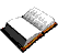 Pixelated book icon in three showing sequential page-turning animation with visible text on pages