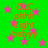 Green background with pink stars and orange text reading "CLC ohhh eight babyy" in four repeated vertical