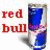 Animated image of a Red Bull can with red text reading 'red bull' and 'it gives you wings' on white background.