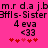 Pixelated text and symbols on a bright pink background with red heart-like shapes below.