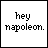 Animated contact sheet of 8 frames from a Napoleon Dynamite-themed buddy icon showing text exchanges and character expressions.