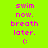 Pixelated text on a split background with green and yellow sections, displaying 'swim now. breath later.' followed by ':('.