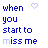 Animated contact sheet of a 5x5 grid displaying sequential frames from an AIM buddy icon animation with blue text and heart symbols on white background.